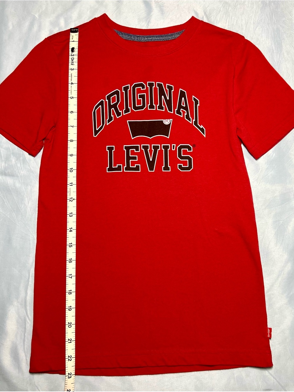 Levi's Boy's Original Logo T-Shirt - Red- size 10/12